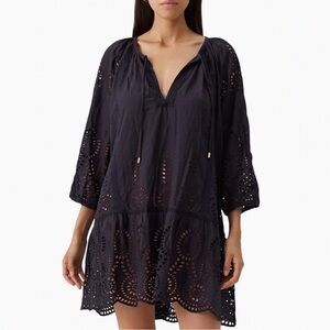 MELISSA ODABASH black mini cover up